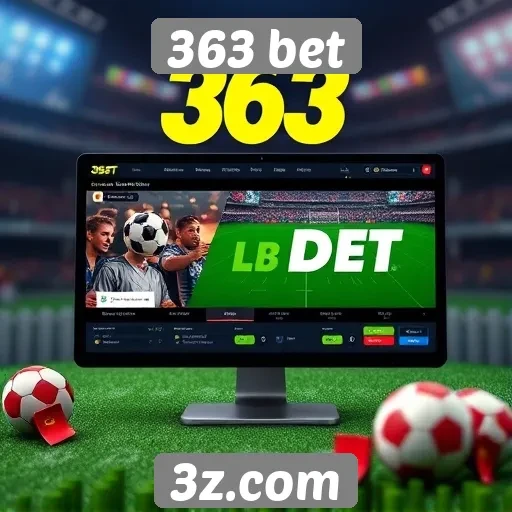 Interface e usabilidade do site 363 bet